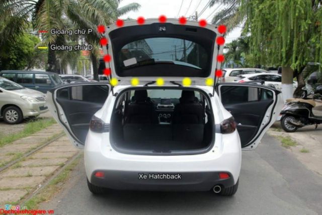 Trọn bộ gioăng cao su chống ồn cho xe hơi