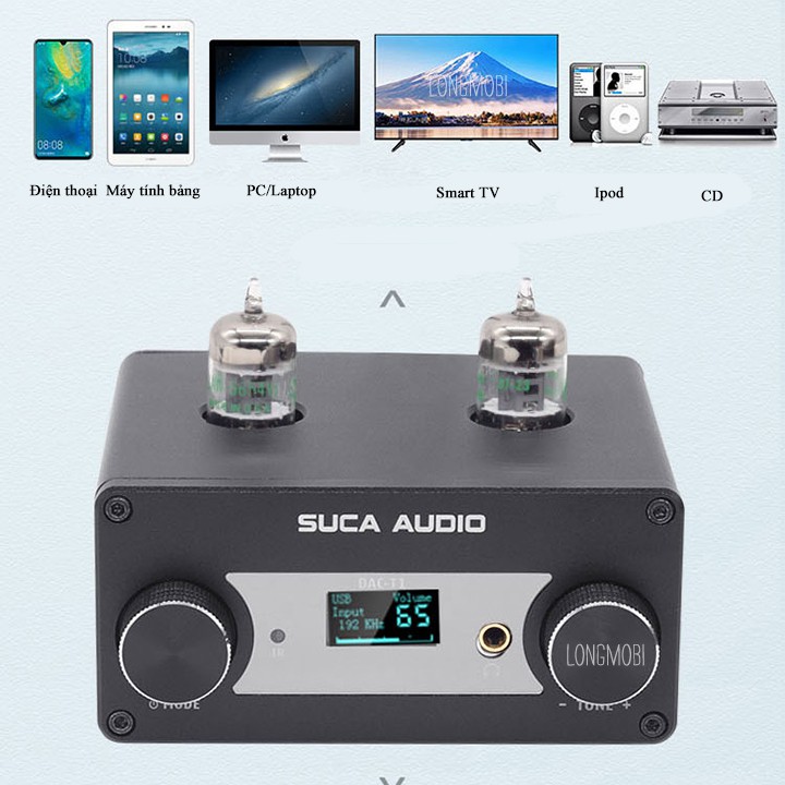 Suca Audio T1 Đầu Giải Mã Âm Thanh Tube Nhạc Vàng Chuyên Dụng Model 2021