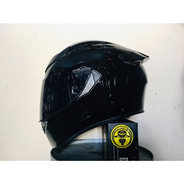 Mũ bảo hiểm Royal 138b đen bóng tặng thay kính khói