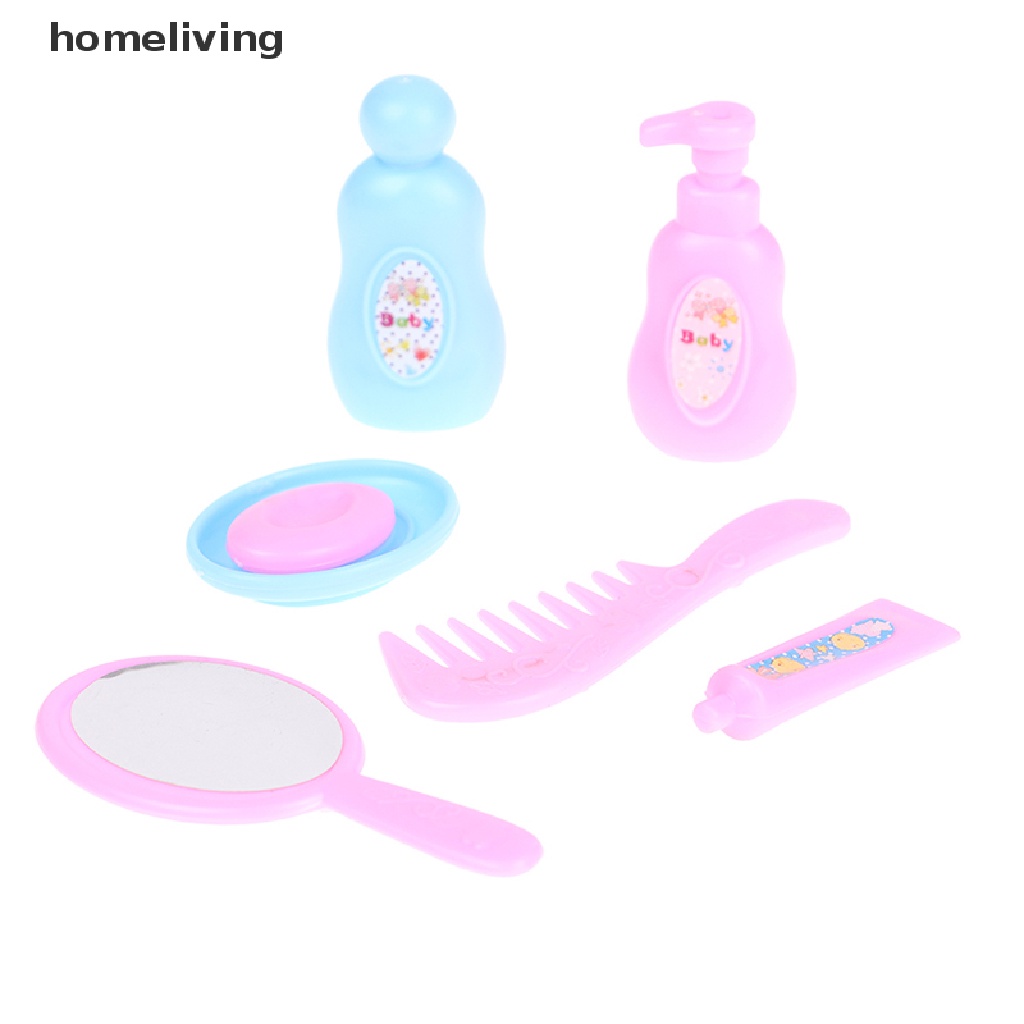 Bàn Chải Và Kem Đánh Răng mini Tỉ Lệ 1 / 6 1 / 12 Cho Nhà Búp Bê