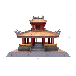 Mô Hình Lắp Ráp 3D Phu Văn Lâu Huế, Mô Hình Giấy, Mô Hình Kiến Trúc, Quà Lưu Niệm
