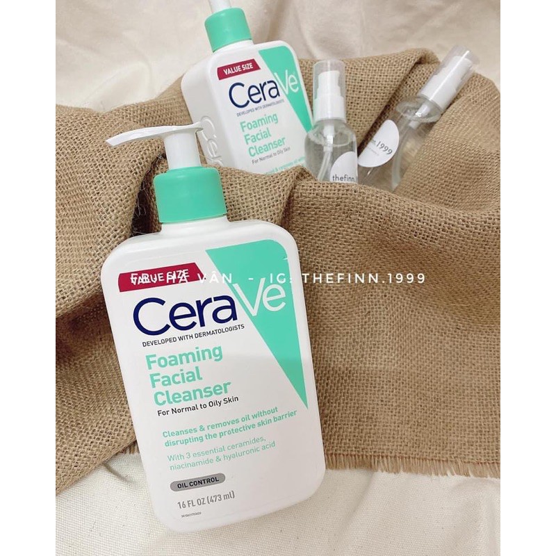 Sữa rửa mặt cho da dầu mụn, nhạy cảm CERAVE [ BẢN PHÁP ] | BigBuy360 - bigbuy360.vn