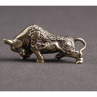 Tượng bò tót mini 🎁FREESHIP🎁Tượng bò tót bằng đồng -phụ kiện tiểu cảnh, bàn trà, trang trí bonsai
