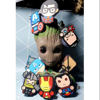 Móc đeo thẻ đồng giá 30k (marvel chibi)