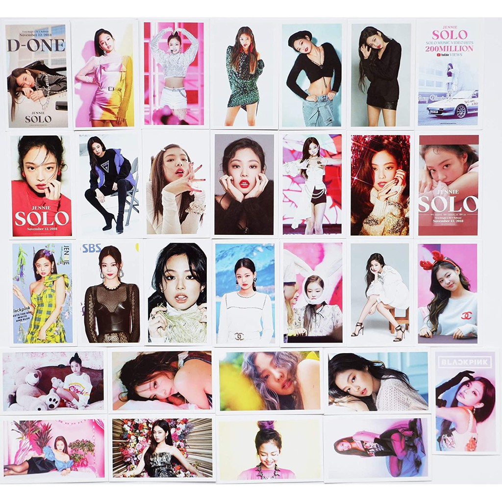 30 thẻ Lomo card Jennie Blackpink