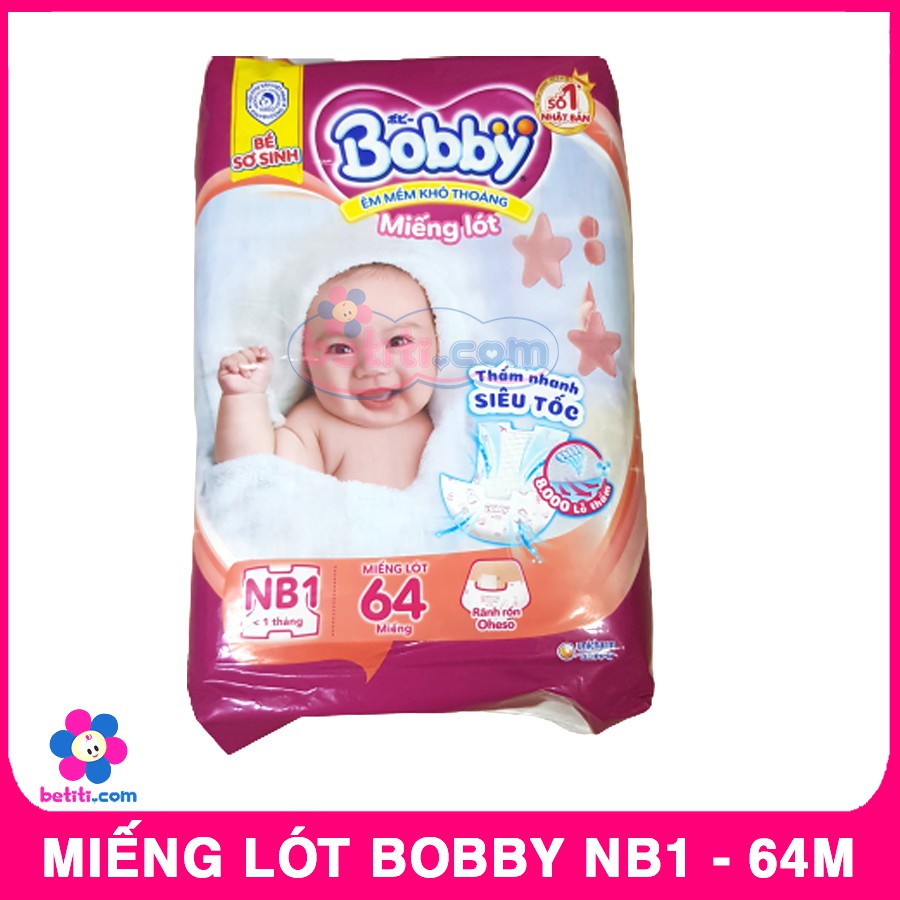 Miếng Lót Bobby Newborn 1 (64 miếng)