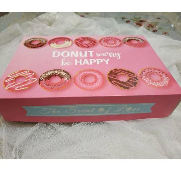 Hộp Đựng Bánh Donut Kích Thước 27x18.5x5.5 35