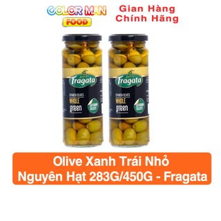 Olive xanh trái nhỏ nguyên hạt 283g/450g - fragata