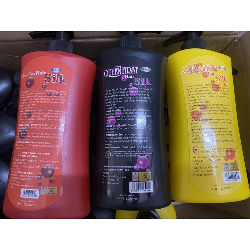 Dầu gội xã bồ kết hoa bưởi Silk 1000ml