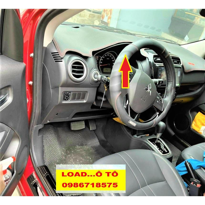 Thảm Chống Nắng Taplo Mitsubishi Attrage 2022-2018 Da Carbon Cao Cấp