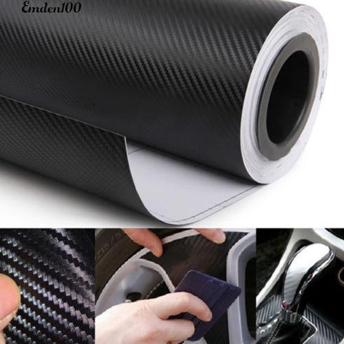 Cuộn giấy dán xe hơi chất liệu sợi Carbon 3D