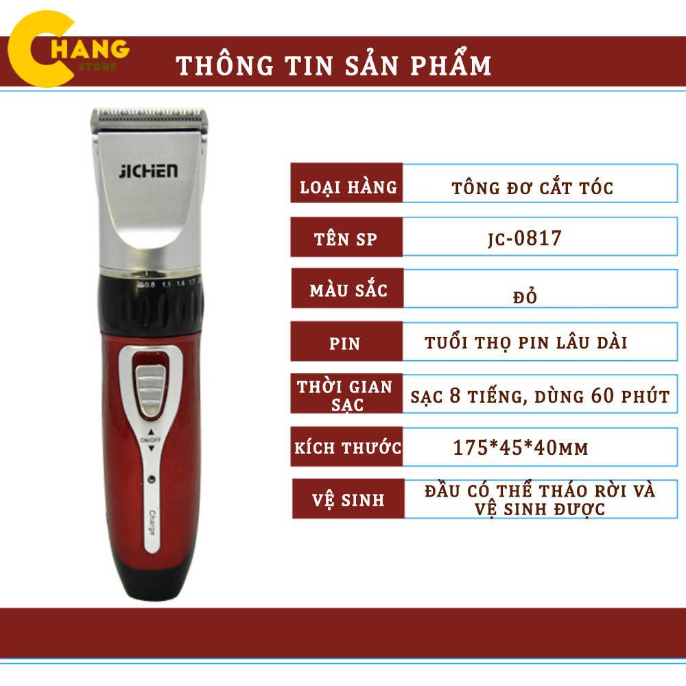 TÔNG ĐƠ CẮT TÓC GIA ĐÌNH JICHEN JC-0817