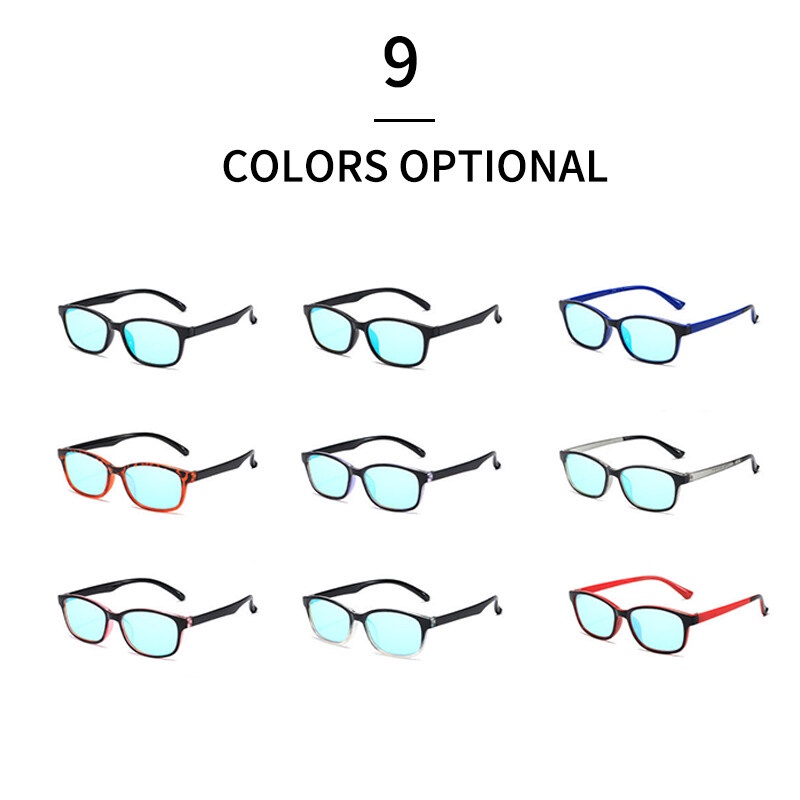 Mắt Kính Hai Mặt Trong Suốt Màu Sáng Thời Trang Unisex