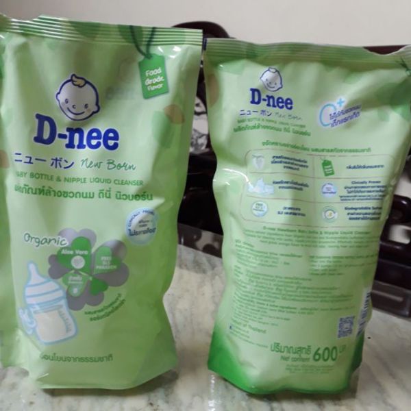 Nước Rửa Bình Sữa Dnee Rửa Rau Củ Quả Thái Lan 600ml