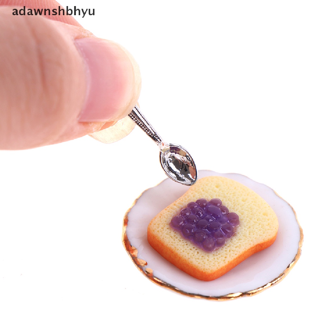Bộ 3 Muỗng Ăn Bánh Mì Tỉ Lệ 1: 12 Trang Trí Nhà Búp Bê