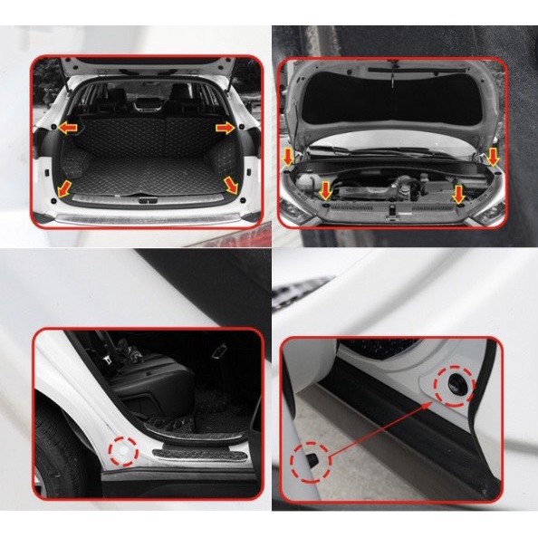 Núm cao su giảm chấn cửa ô tô xe hơi - Đêm cao su giảm lực đóng chống sốc bảo vệ cửa cốp mui xe ô tô | BigBuy360 - bigbuy360.vn