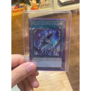 Lá bài thẻ bài Yugioh Majesty With Eyes Of Blue – Secret Rare - Tặng bọc bài nhựa bảo quản
