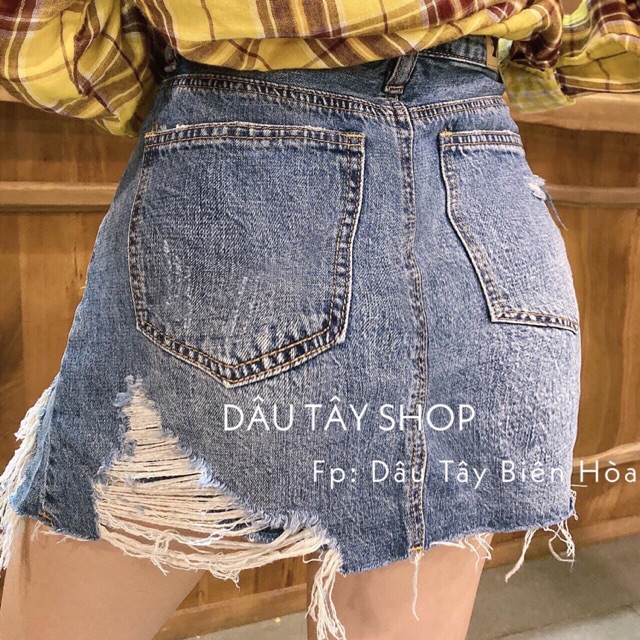 Chân váy jeans