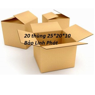 20 thùng carton 25*15*10