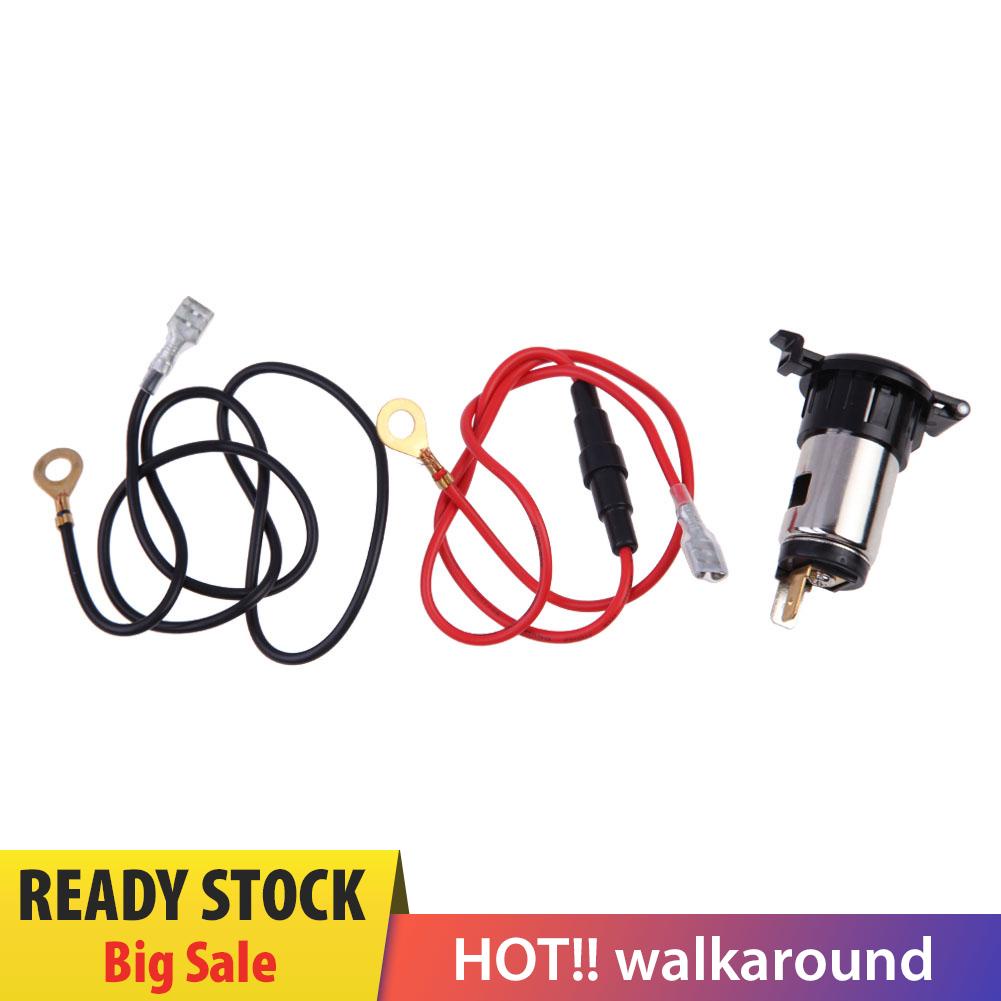 Ổ Cắm Bật Lửa 12V 120W Bằng Kim Loại Chất Lượng Dành Cho Xe Hơi