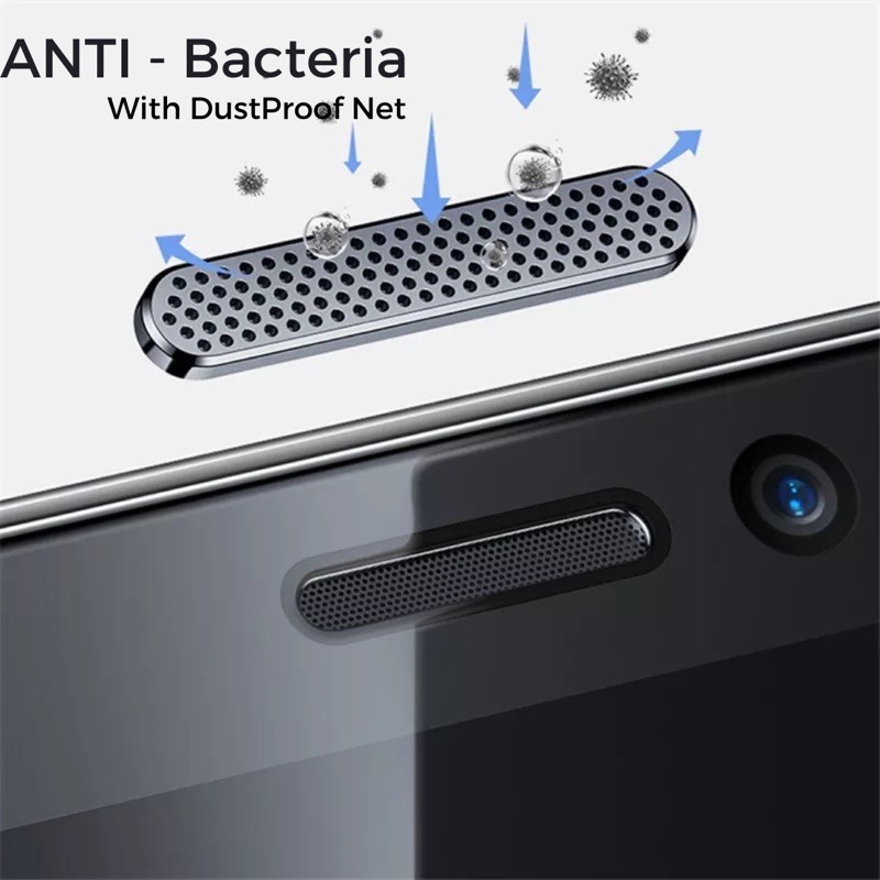 Mới! Ốp Điện Thoại Kính Cường Lực Chống Bụi 7~14 PRO MAX Cho iPhone 7 8 plus X XR XS MAX 13 11 PRO MAX 12 PRO MAX