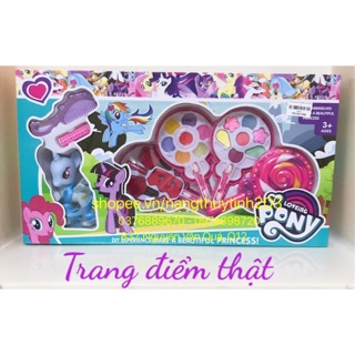 [Hộp siêu đẹp] Hộp đồ chơi phấn son trang điểm thật mẫu PONY loại lớn dành cho bé mã 686-4 686-4