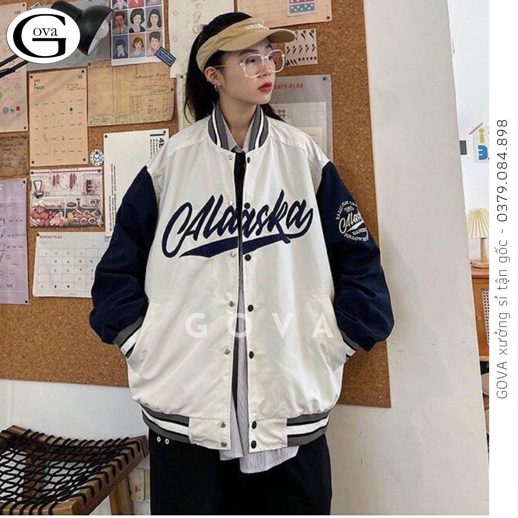 Áo khoác bomber dù IN Alaska nam nữ form rộng Unisex 2 lớp Siêu Hot ulzzang Jacket Bomber GOVA