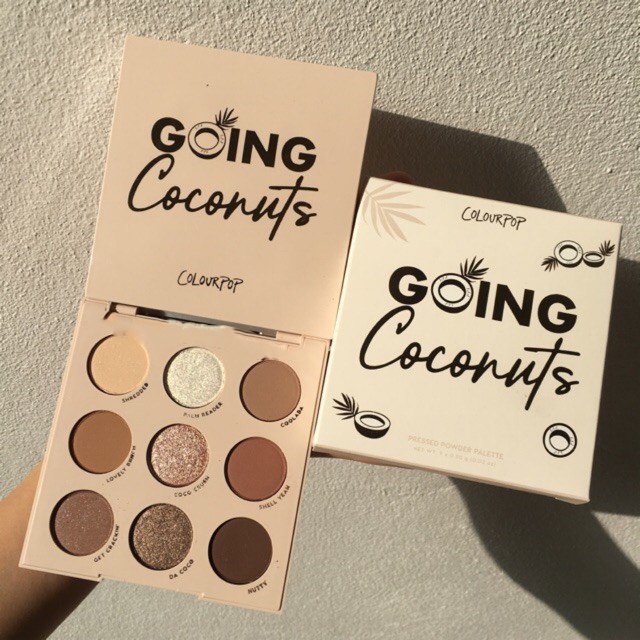 [Chính hãng] Bảng phấn mắt Colourpop Going Coconuts 9 ô màu chống thấm nước lâu trôi