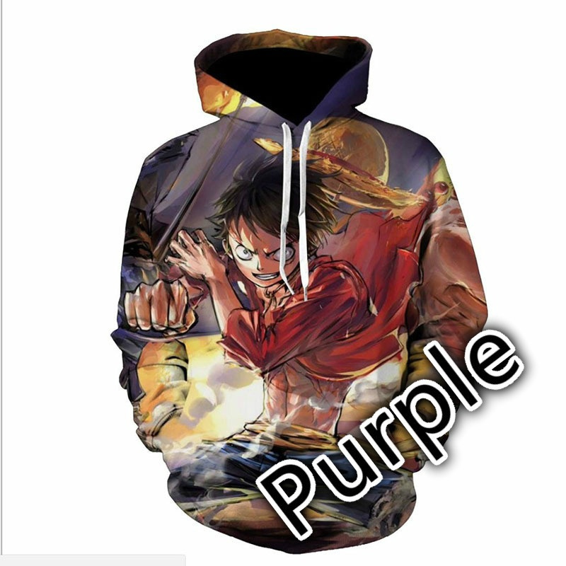 Áo Hoodies Có Nón Dài Tay In Hình 3D Nhân Vật Anime One Piece | BigBuy360 - bigbuy360.vn