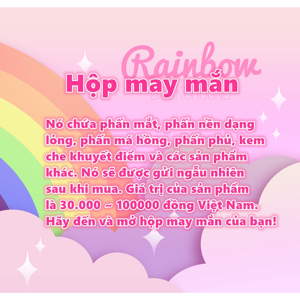 Hộp may mắn Phấn mắt mở ngẫu nhiên / phấn lỏng / phấn nền / má hồng / và các mặt hàng khác | BigBuy360 - bigbuy360.vn