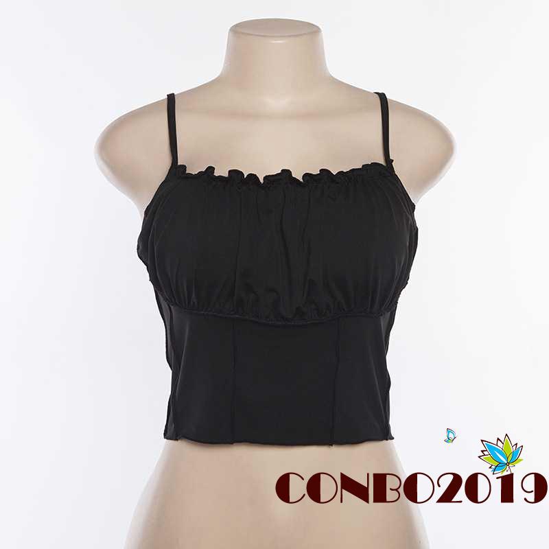 Áo crop top không tay thời trang cho nữ