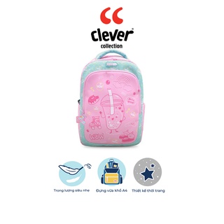Ba lô cleverhippo easy go - boba sành điệu bc0105/pink