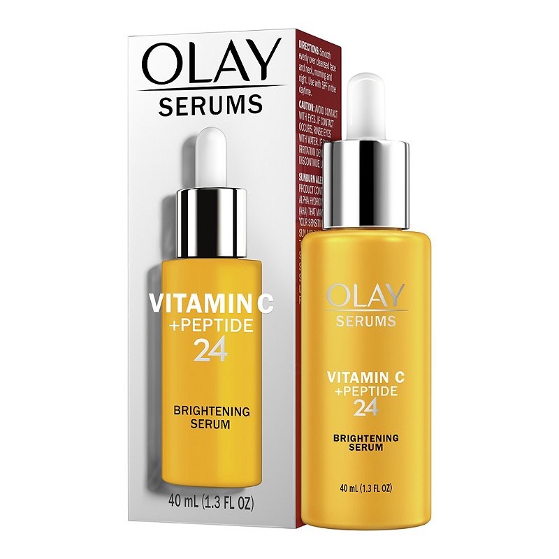 Serum dưỡng ẩm,làm da trắng sáng Olay Vitamin C + Peptide 24