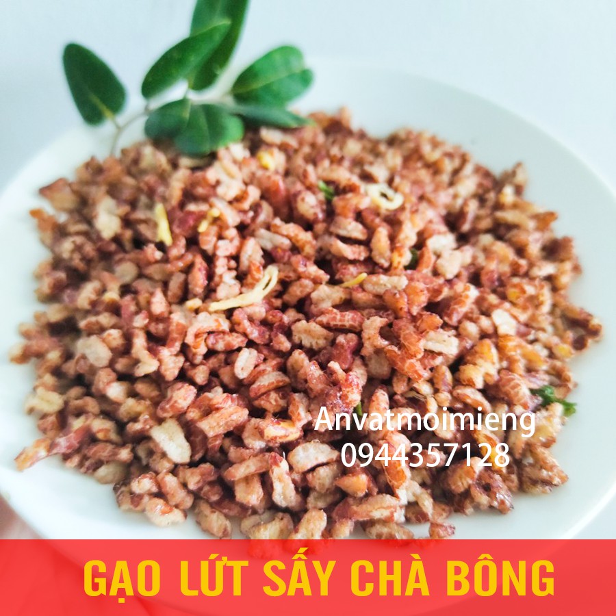 Gạo lức huyết rồng sấy rong biển, chà bông