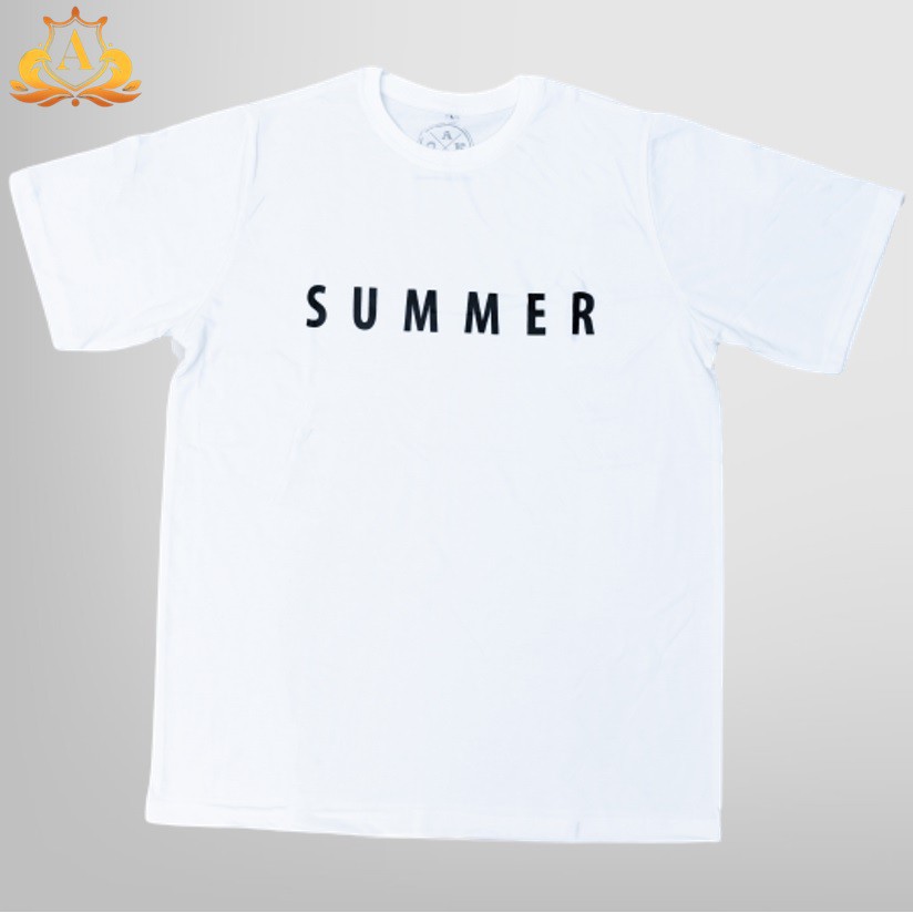 Áo thun unisex tay lỡ nam nữ Akyo form rộng ,áo phông phong cách SUMMER basic tee AT08