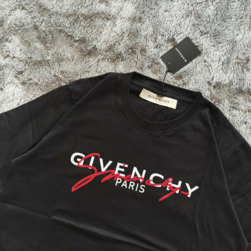 Áo Thun Givenchy Paris Fulltag & Lebel Thiết Kế Trẻ Trung Hợp Thời Trang