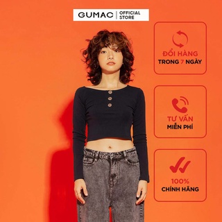 Áo thun nữ Borib 3 nút GUMAC đủ màu, đủ size, cá tính năng động ATA12169