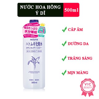 Nước hoa hồng Hạt Ý Dĩ Nhật Bản Dưỡng Ẩm Trắng Da 500ml