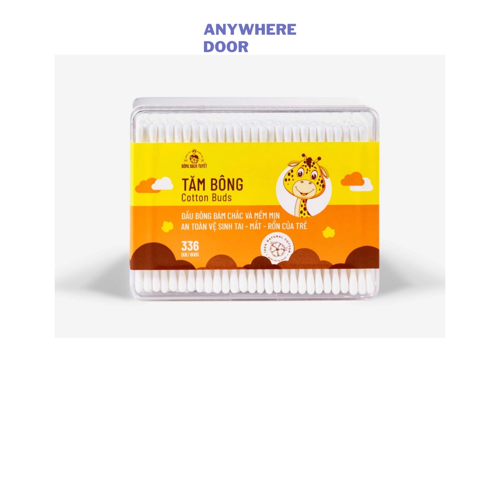 Tăm bông bạch tuyết Cotton Buds cho bé