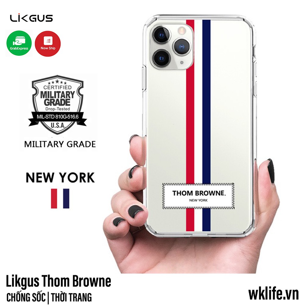 Ốp iPhone LIKGUS New York Viền Dẻo Lưng Cứng Siêu Bền Chính Hãng