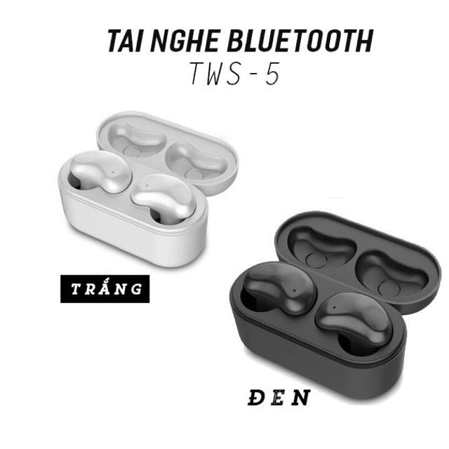 Tai nghe bluetooth không dây Remax TWS-5 công nghệ bluetooth 5.0 chính hãng