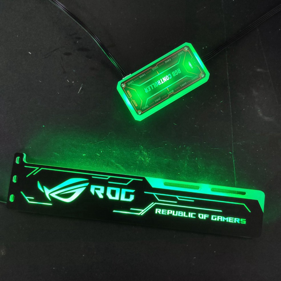 💥  Đỡ chống xệ card màn hình logo ROG Led RGB đồng bộ Hub 0 Controller 0 | BigBuy360 - bigbuy360.vn