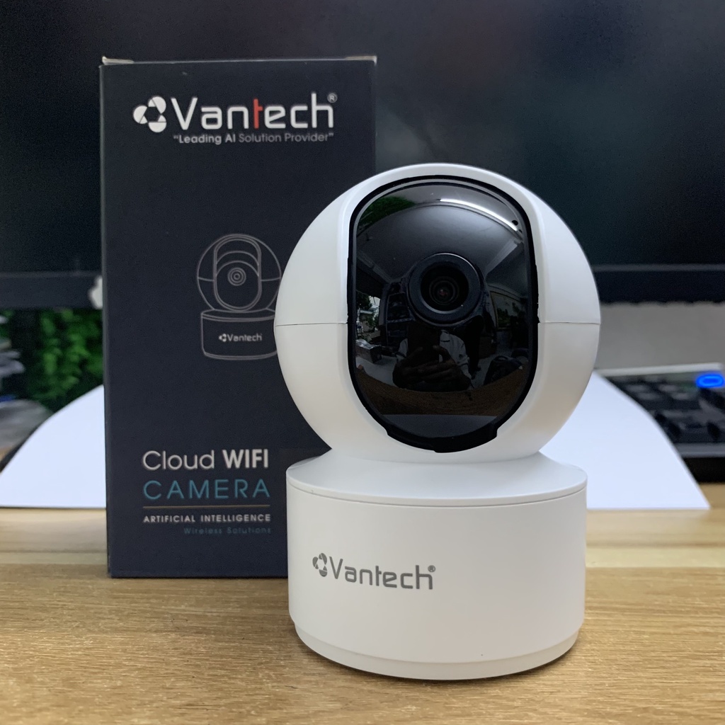 Camera Wifi Vantech AI-V2010C 4.0MP chuẩn nén H.265 quay quét thông minh