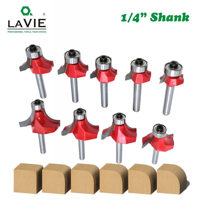 LA VIE 1 1 / 4 Inch 6.35mm Đôi LA Mã Ogee Router Bit cho Gỗ Edging Chế Biến Gỗ Endmill Cổ Điển Cắt M