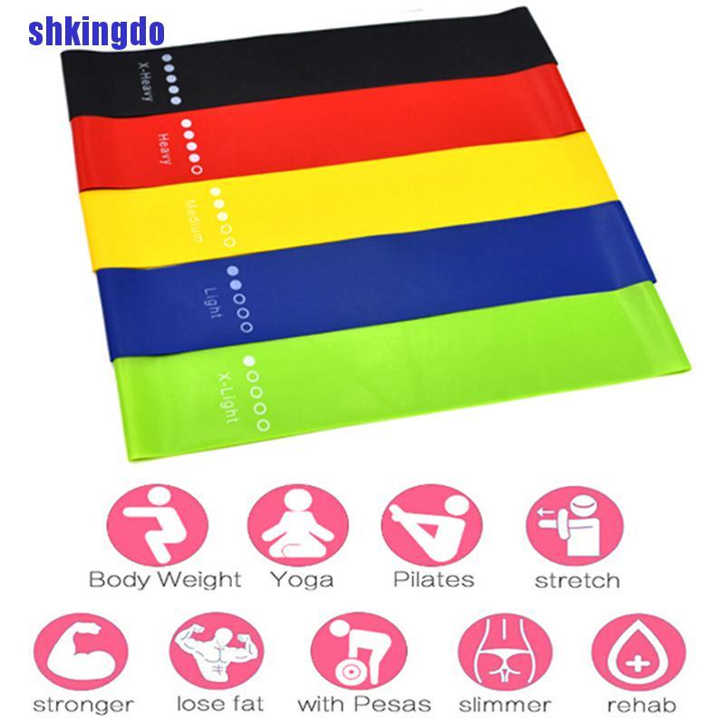 Dây Đai Kháng Lực Co Giãn Dùng Tập Yoga / Thể Hình