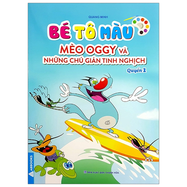 Sách - Bé Tô Màu Mèo Oggy Và Những Chú Gián Tinh Nghịch - Quyển 1