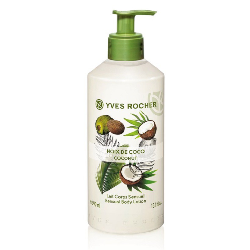 [CHÍNH HÃNG] Sữa Dưỡng Thể Yves Rocher Noix Coco Coconut Lait Corps Sensuel Body Lotion 390ml