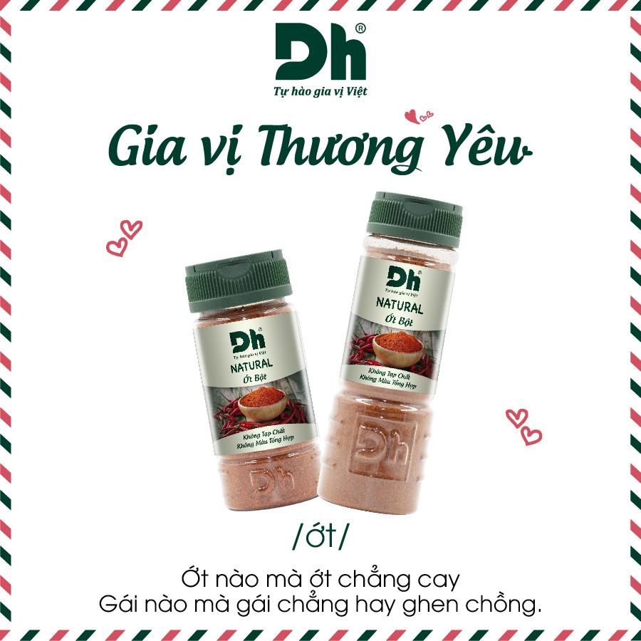 Bột ớt Natural Dh Foods gia vị ướp, nêm thực phẩm 30gr/ 60gr