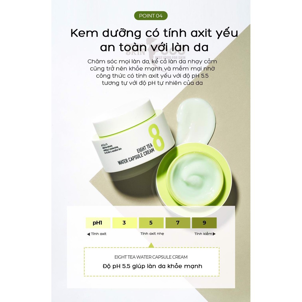 Kem Dưỡng Bom Eight Tea Water Capsule Cream 50G