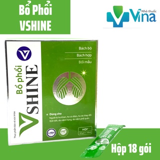 Bổ phổi vshine- bổ phổi, giảm ho, giảm tiết đờm- hộp 18 gói
